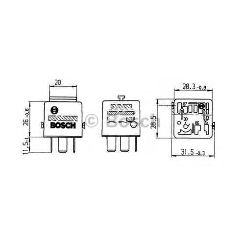 Реле Bosch 0332019456 в Несте Ойл