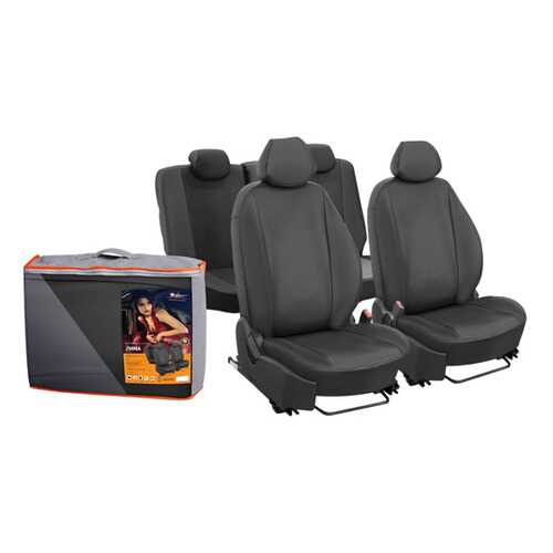 Чехлы для Hyundai Tucson Kia SportageЛима 18 1/3 экокожа перф. черн. AIRLINE ACCS-L-32 в Несте Ойл