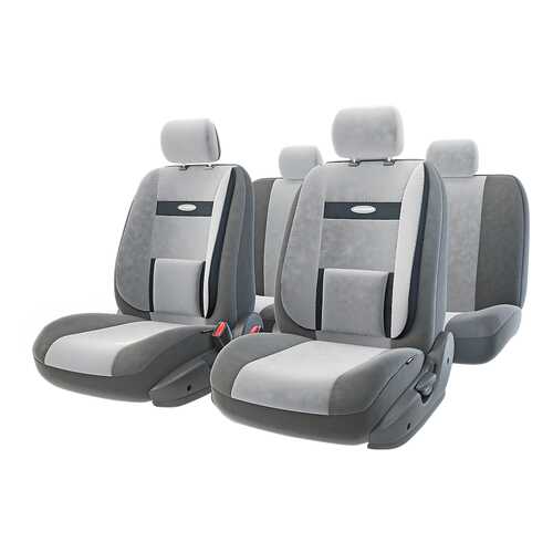 Комплект чехлов на сиденья Autoprofi Comfort COM-1105 D.GY/L.GY (M) в Несте Ойл