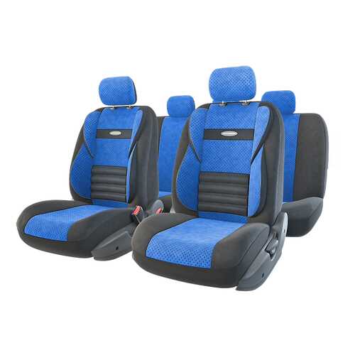 Комплект чехлов на сиденья Autoprofi Comfort Combo CMB-1105 BK/BL (M) в Несте Ойл