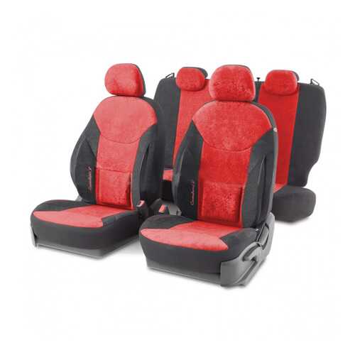 Комплект чехлов на сиденья Autoprofi Универсальный COM-1505VF BK/RD в Несте Ойл