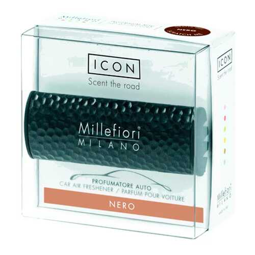 Ароматизатор автомобильный Millefiori Milano ICON Тени металла Черный в Несте Ойл