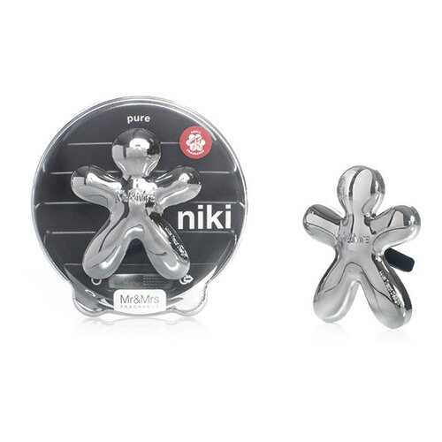 Ароматизатор для автомобиля Mr&Mrs Fragrance NIKI PURE (Серебристый) в Несте Ойл