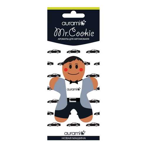 Ароматизатор пропитанный подвесной пластинка Mr. Coockie Новая машина AURAMI CK-205 в Несте Ойл
