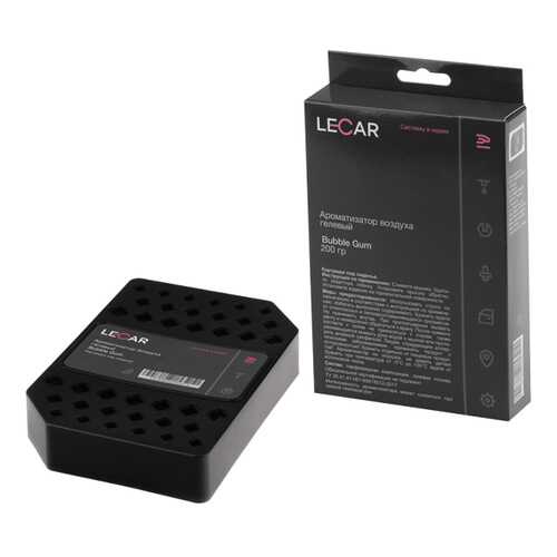 Ароматизатор возздуха LECAR гелевый под сиденье Bubble Gum 200 гр. Картридж LECAR000272412 в Несте Ойл