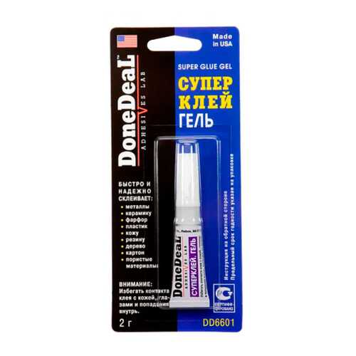 Клей супер гель 2гр DD6601 DoneDeal в Несте Ойл