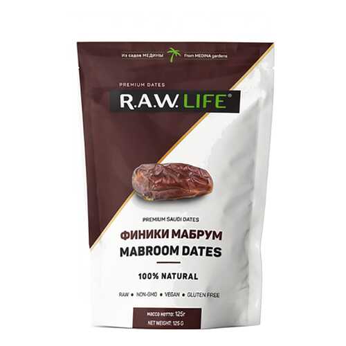 Финики Raw Life мабрум 125 г в Несте Ойл