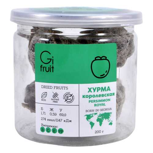 Хурма Королевская сушеная GIFRUIT, 200г в Несте Ойл