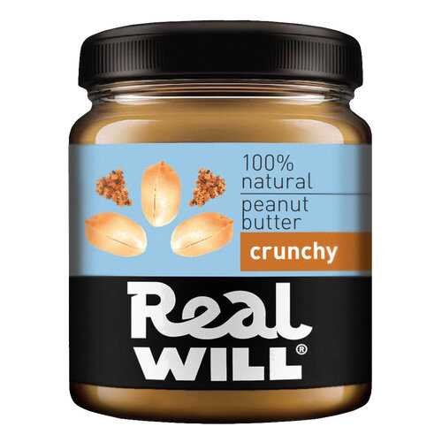 Real Will Peanut butter хрустящая 500 г в Несте Ойл