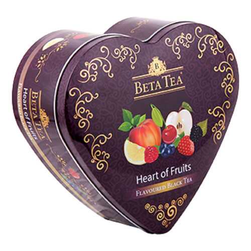 Чай Beta Tea фруктовое сердце в музыкальной шкатулке черный ассорти 40 пакетиков в Несте Ойл