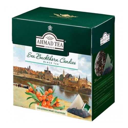 Чай черный Ahmad Tea облепиховые леденцы 20 пакетиков в Несте Ойл