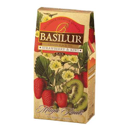Чай черный Basilur magic fruits strawberry&kiwi 100 г в Несте Ойл