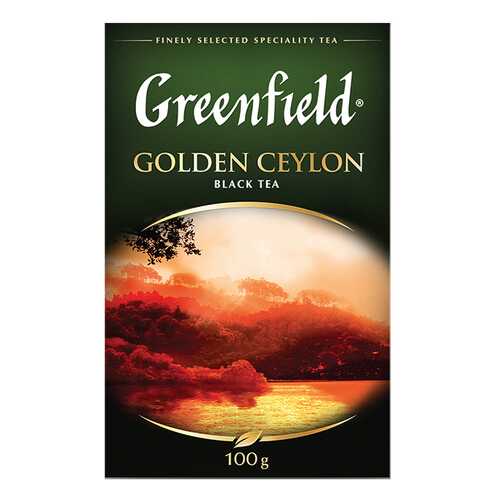 Чай черный листовой Greenfield Golden Ceylon 100 г в Несте Ойл