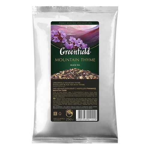 Чай черный листовой Greenfield Mountain Thyme 250 г в Несте Ойл