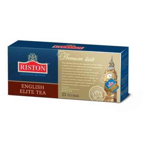 Чай черный Riston english elite tea 25 пакетиков в Несте Ойл