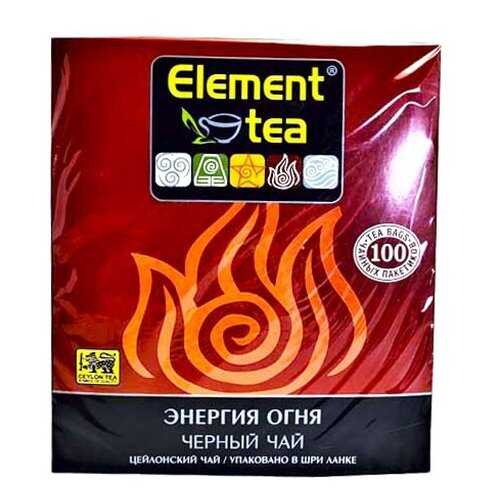 Чай Элемент черный 100 пакетов в Несте Ойл