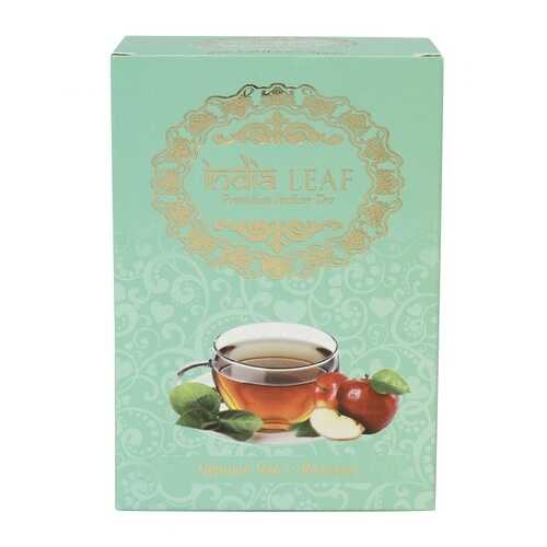 Чай India leaf С яблоком, черный среднелистовой с добавками, 100 гр в Несте Ойл