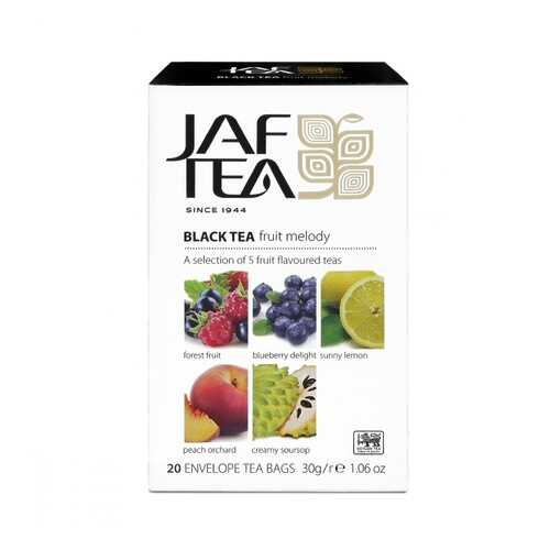Чай Jaf Tea Fruit Melody черный с добавками ассорти 5 видов по 4 сашета в Несте Ойл