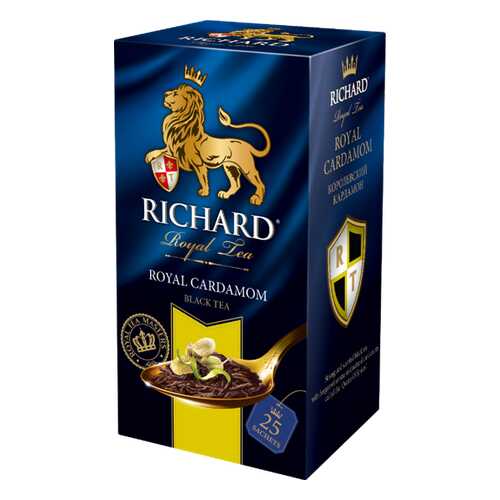 Чай Richard Royal Cardamom черный с добавками 25 пакетиков в Несте Ойл