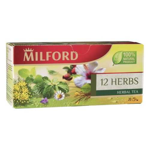 Чай травяной Milford 12 herbs 20 пакетиков в Несте Ойл
