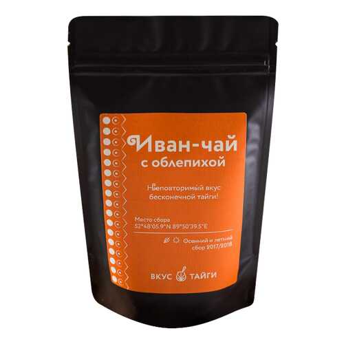 Чай Вкус тайги Иван-чай с облепихой 50 г в Несте Ойл