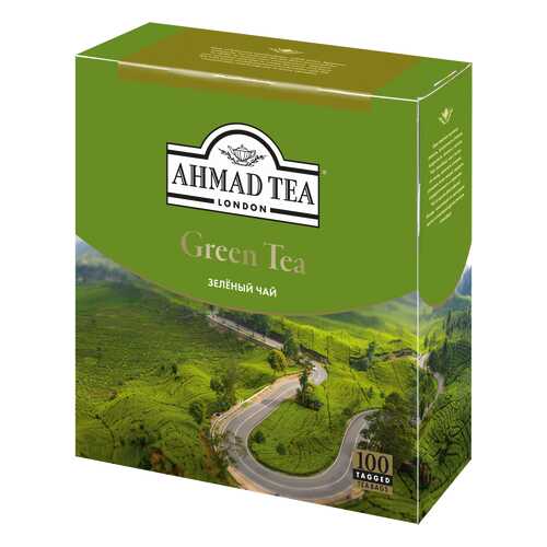 Чай зеленый Ahmad Tea 100 пакетиков в Несте Ойл