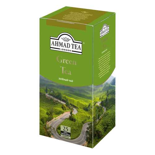 Чай зеленый Ahmad Tea 25 пакетиков в Несте Ойл
