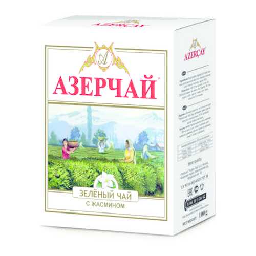 Чай зеленый Азерчай с жасмином листовой 100 г в Несте Ойл