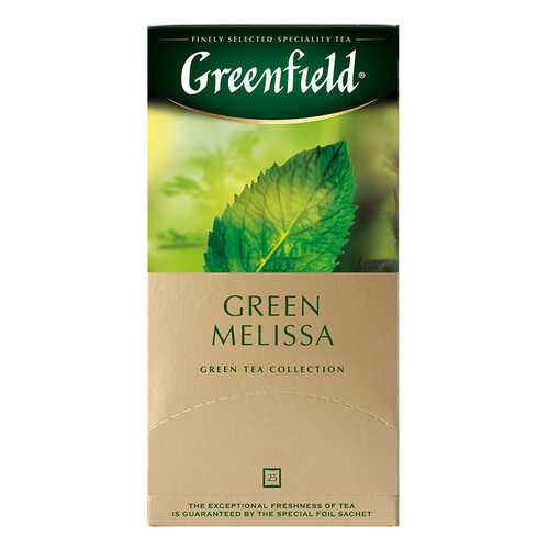 Чай зеленый Greenfield Green Melissa 25 пакетиков в Несте Ойл