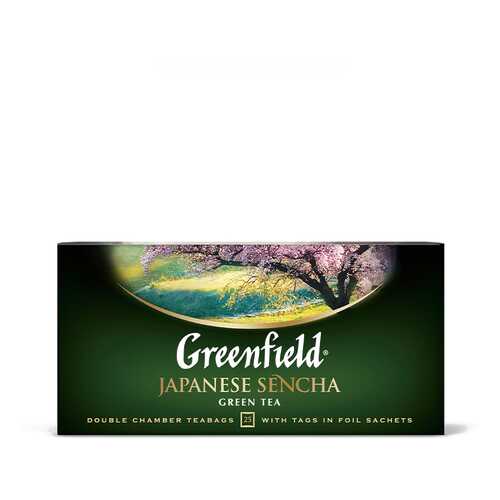 Чай зеленый Greenfield Japanese Sencha 25 пакетиков в Несте Ойл
