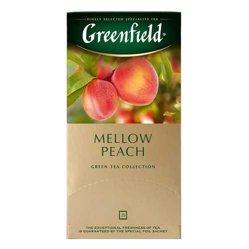 Чай зеленый Greenfield Peach Mellow 25 пакетиков в Несте Ойл