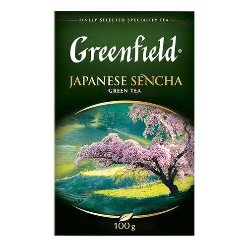 Чай зеленый листовой Greenfield Japanese Sencha 100 г в Несте Ойл