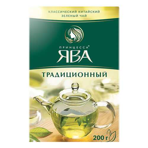 Чай зеленый листовой Принцесса Ява Традиционный 200 г в Несте Ойл
