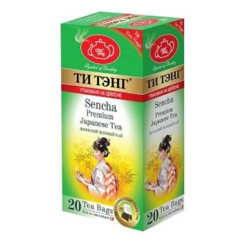 Чай зеленый в пакетиках для чашки Ти Тэнг Sencha 20*2 г в Несте Ойл