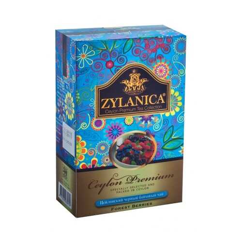 Чай Zylanica Ceylon Premium Forest Berries черный байховый с лесными ягодами 100 г в Несте Ойл