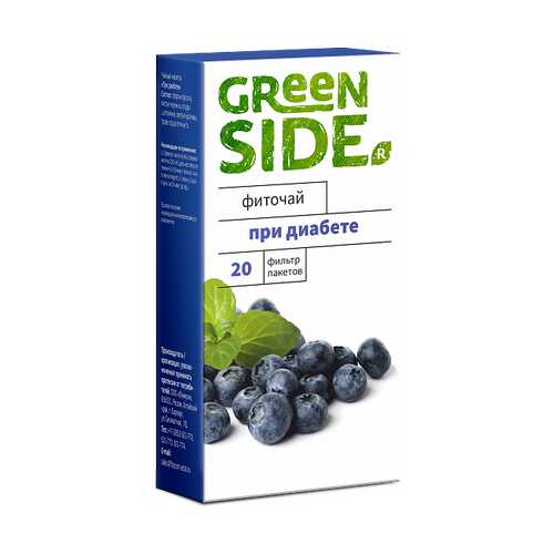 Фиточай Green Side при диабете 2 г 20 фильтр-пакетов в Несте Ойл