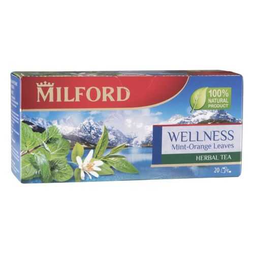 Напиток чайный Milford welness мята и апельсин 20 пакетиков в Несте Ойл