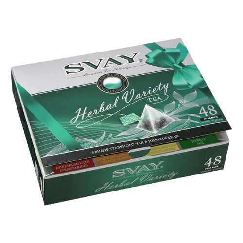 Подарочный набор Svay herbal variety 8 видов травянного чая 48 пакетиков в Несте Ойл