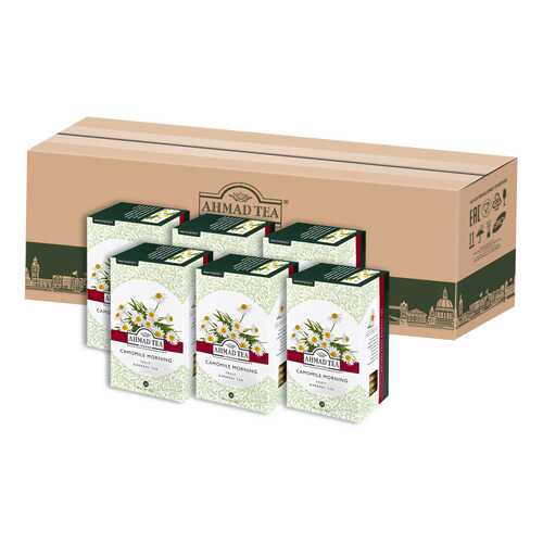 Травяной чай Ahmad Tea ромашка-лимонный сорго Камомайл монинг в пакетиках 20х1,5г - 6 штук в Несте Ойл