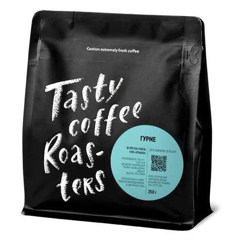 Эспрессо-смесь Гурме в зернах, 250 грамм Tasty Coffee в Несте Ойл