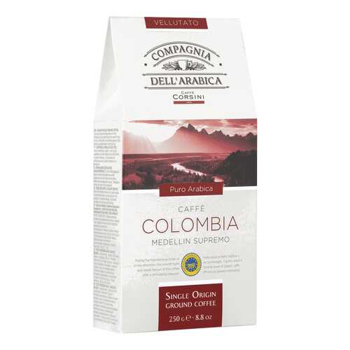 Кофе Dell Arabica Puro Arabica Colombia Medellin Supremo 250г карт/пачка молотый в Несте Ойл