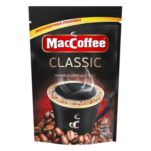 Кофе натуральный растворимый гранулированный ClASSIC т.з. MacCoffee, д/пак 250г*12 в Несте Ойл