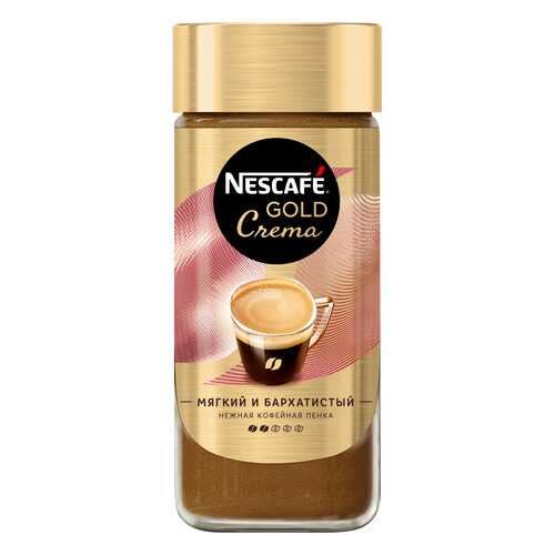 Кофе растворимый Nescafe gold crema стеклянная банка 95 г в Несте Ойл