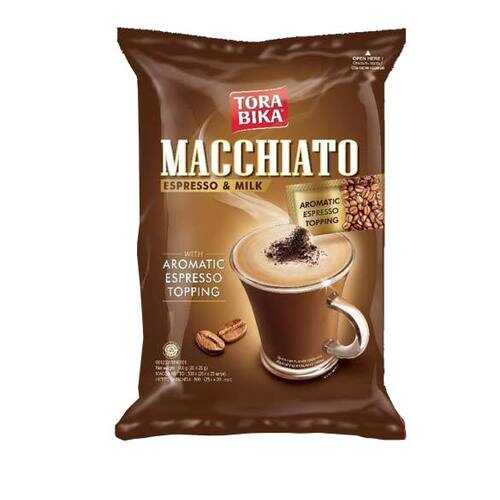 Кофе растворимый Tora bika Macchiato 3 в 1 с кофейной крошкой 20 шт по 25 г в Несте Ойл