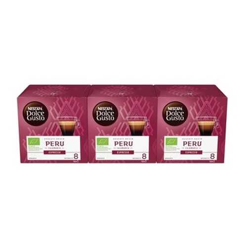 Кофе в капсулах Nescafe Dolce Gusto Эспрессо Перу 3 штуки по 12 капсул в Несте Ойл