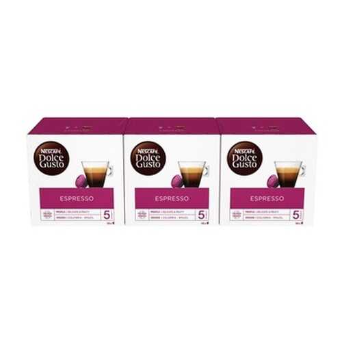 Кофе в капсулах Nescafe Dolce GustoЭспрессо 3 штуки по 16 капсул в Несте Ойл