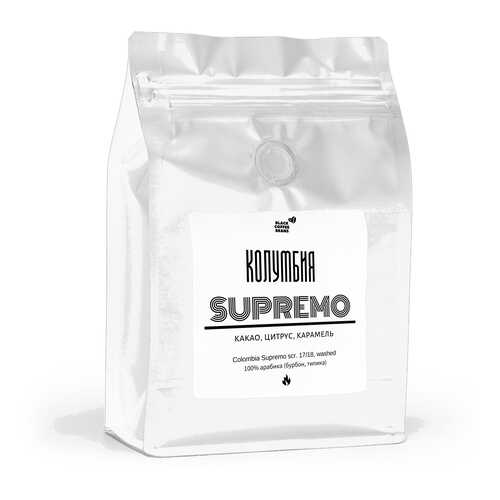 Кофе в зернах Black coffee beans Колумбия Сьюпремо, 250 г в Несте Ойл