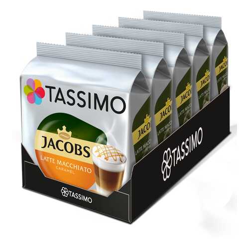 Набор кофе в капсулах Tassimo Latte Macchiato Caramel 5 упаковок в Несте Ойл
