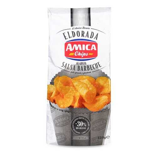 Чипсы картофельные с соусом барбекю обезжиренные, Eldorada Amica Chips, 130 г, Италия в Несте Ойл