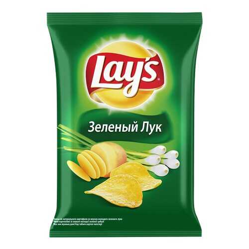 Чипсы Lays из натурального картофеля зеленый лук 50 г в Несте Ойл
